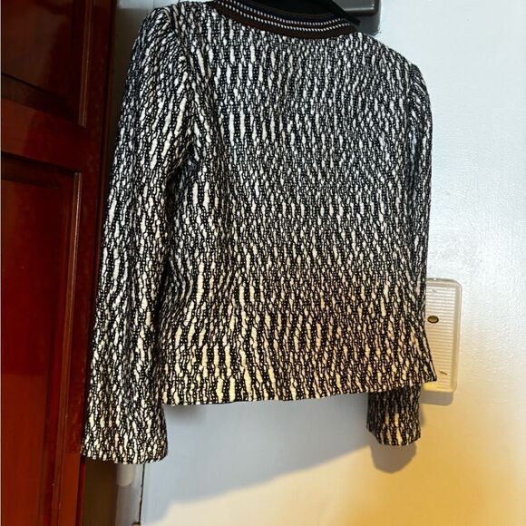 Tory Burch Chanel tweed dress suit coat embroidered jacket rare blazer sweater - Picture 5 of 10